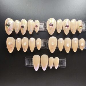 Holographic Nude – 24pc Press-On Set