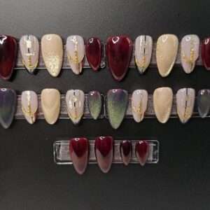 Color Block Cat-Eye – 24pc Press-On Set