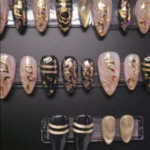 Black & Gold – 24pc Press-On Set